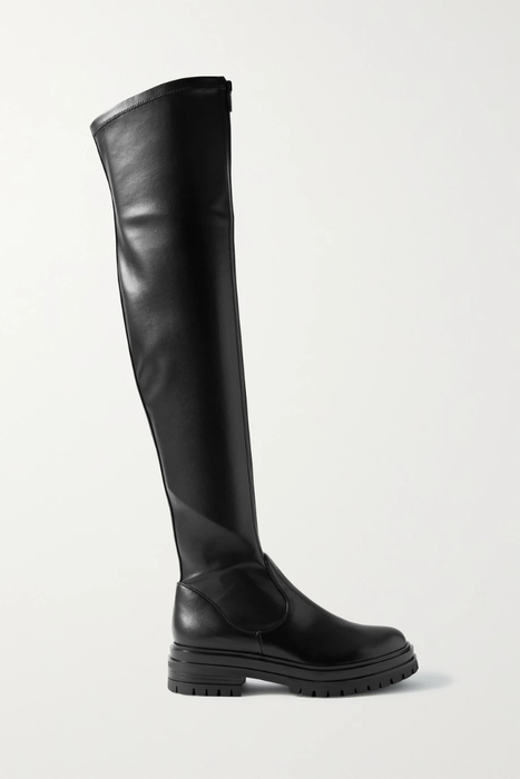 유럽직배송 지안비토로시 롱부츠 GIANVITO ROSSI Marsden 20 faux leather over-the-knee boots 22250442025928769