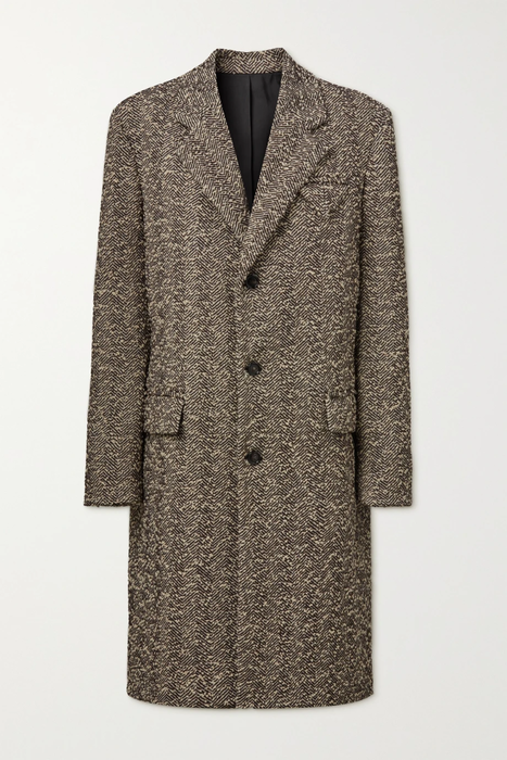 유럽직배송 보테가베네타 코트 BOTTEGA VENETA Herringbone wool-blend bouclé coat 10163292707690802