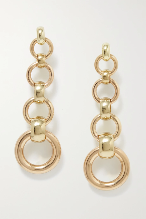유럽직배송 로라롬바르디 귀걸이 LAURA LOMBARDI Scala gold-tone earrings 560971904449668