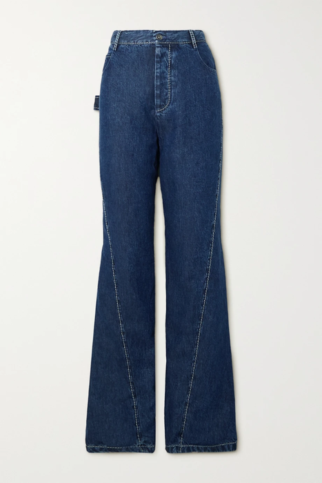 유럽직배송 보테가베네타 청바지 BOTTEGA VENETA Paneled high-rise flared Lyocell-denim jeans 2204324140619984