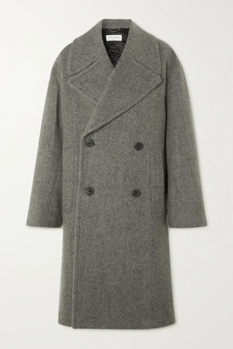 유럽직배송 드리스반노튼 DRIES VAN NOTEN Ramson oversized double-breasted wool-blend felt coat 13452677153240784