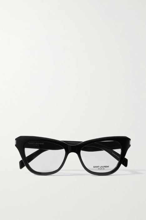 유럽직배송 생로랑 SAINT LAURENT Cat-eye acetate optical glasses 27086482324300071