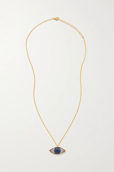 유럽직배송 베굼칸 목걸이 BEGÜM KHAN Nazar gold-plated crystal necklace 2204324140850312