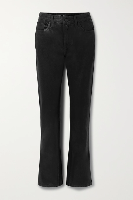 유럽직배송 걸프렌드 GRLFRND Hailey coated low-rise bootcut jeans 33258524072645323