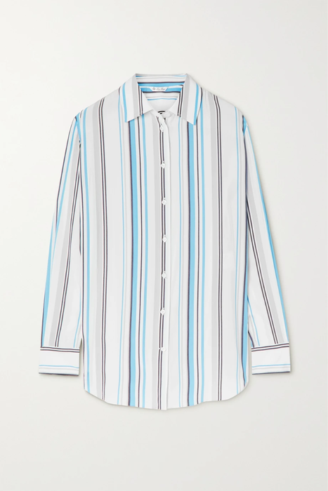 유럽직배송 로로피아나 셔츠 LORO PIANA Striped silk crepe de chine shirt 25185454455987668