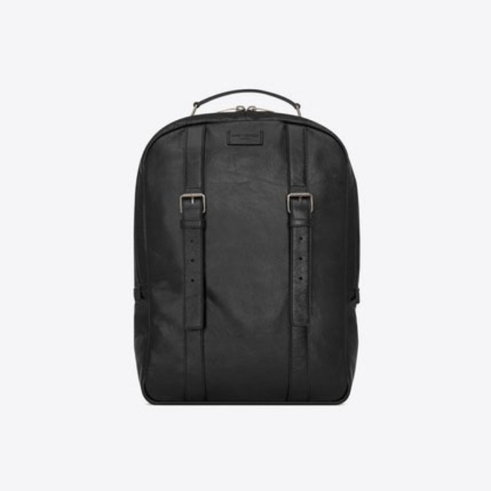 유럽직배송 입생로랑 SAINT LAURENT SCOTT backpack in crinkled vintage leather 5850950EN6D1000