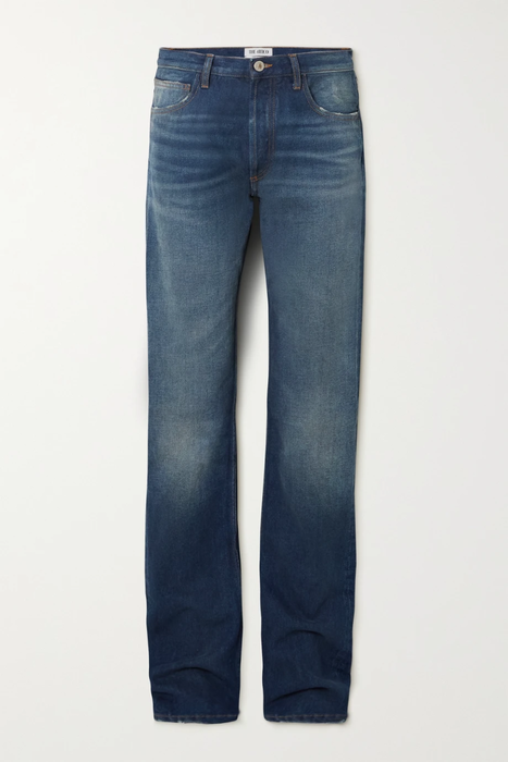 유럽직배송 아티코 THE ATTICO Distressed low-rise straight-leg jeans 10163292707774797