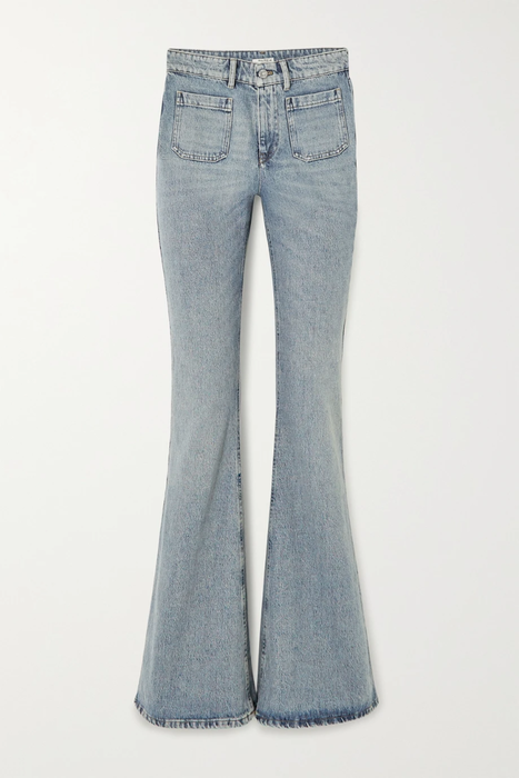 유럽직배송 미우미우 MIU MIU High-rise wide-leg jeans 17428787259404171