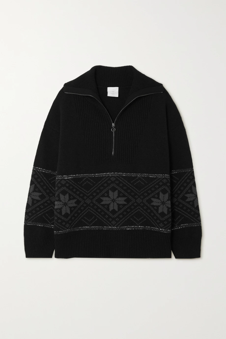 유럽직배송 WE NORWEGIANS Fair Isle merino wool and cashmere-blend sweater 17411127376825934