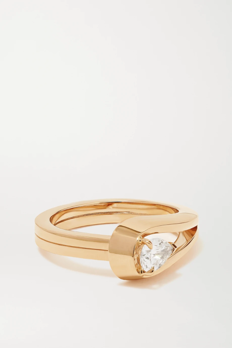 유럽직배송 REPOSSI Serti Inversé 18-karat rose gold diamond ring 46353151654437516
