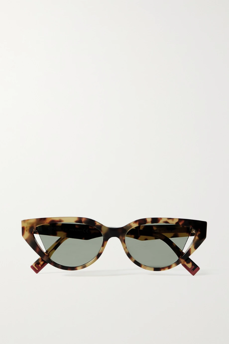 유럽직배송 펜디 FENDI Cat-eye tortoiseshell acetate sunglasses 20346390236399023