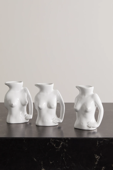 유럽직배송 ANISSA KERMICHE Jugs Jug set of three mini ceramic vases 13452677150095683