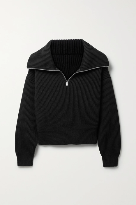 유럽직배송 알라이아 ALAÏA Ribbed wool and cashmere-blend sweater 16114163150999942