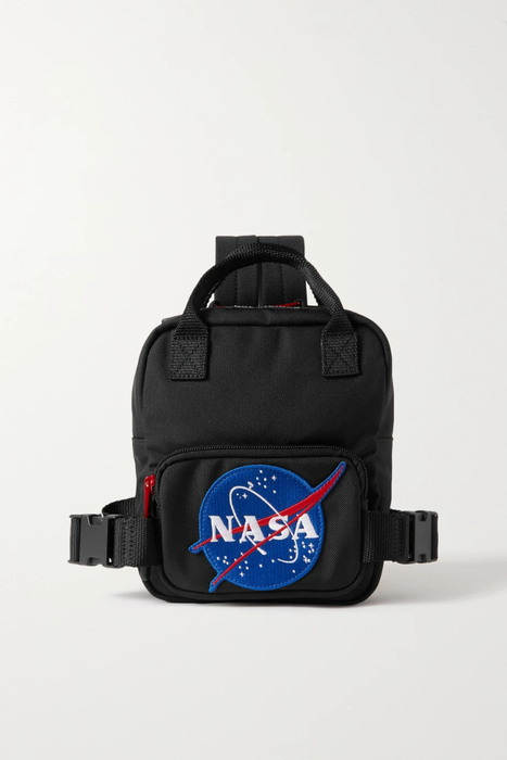 유럽직배송 발렌시아가 BALENCIAGA Space XS appliquéd recycled canvas backpack 6630340696466791