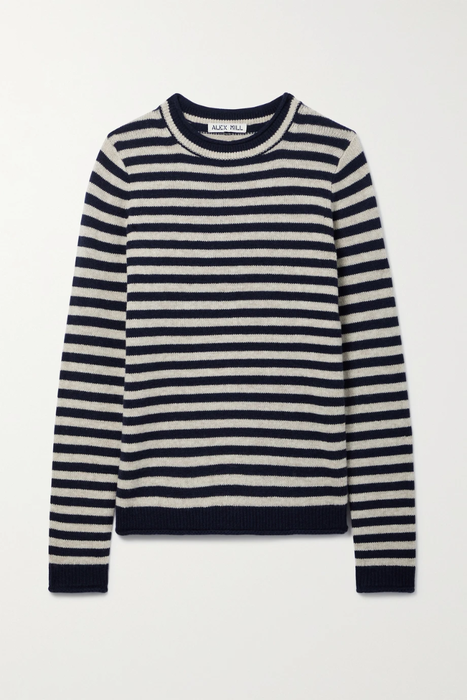 유럽직배송 알렉스밀 스웨터 ALEX MILL Sun striped wool and cashmere-blend sweater 24772899113382953