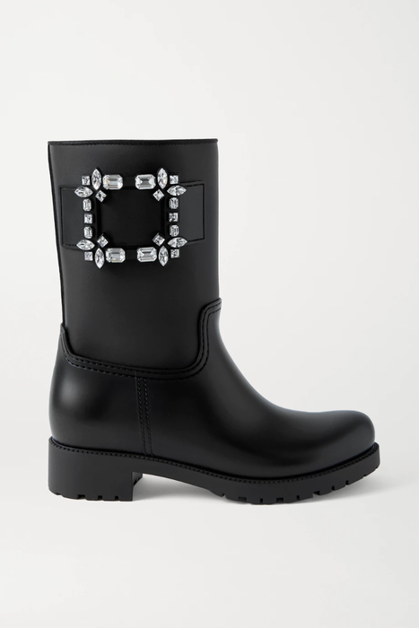 유럽직배송 로저비비에 ROGER VIVIER Tempête Viv&#039; crystal-embellished rubber rain boots 8008779906212431