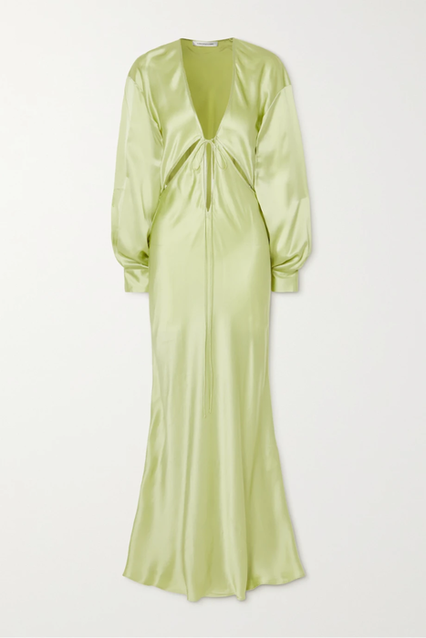 유럽직배송 크리스토퍼에스버 CHRISTOPHER ESBER Triquetra cutout silk-charmeuse maxi dress 22250442026134818