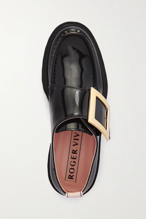 유럽직배송 로저비비에 ROGER VIVIER Viv embellished patent-leather loafers 23841192565856958