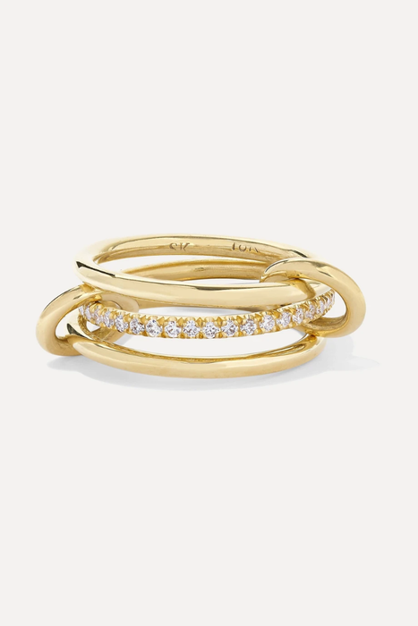 유럽직배송 스피넬리 킬콜린 반지 SPINELLI KILCOLLIN Sonny set of three 18-karat gold diamond rings 17957409492756449