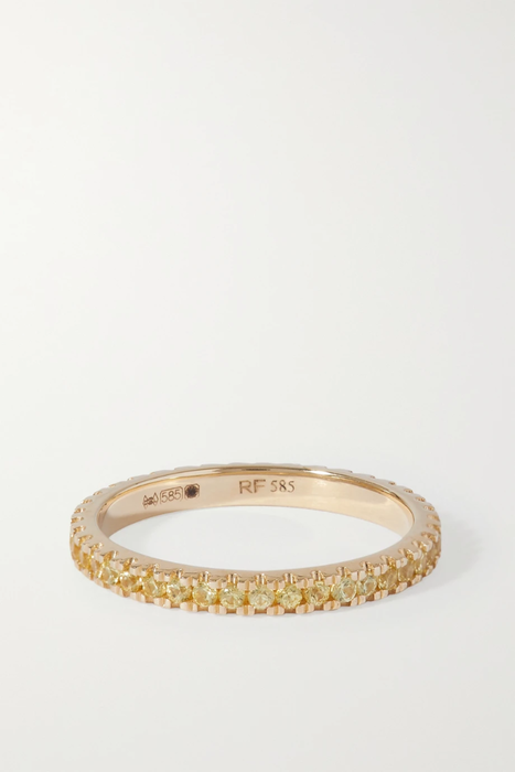 유럽직배송 록산느퍼스트 반지 ROXANNE FIRST 14-karat gold sapphire ring 13452677152981540