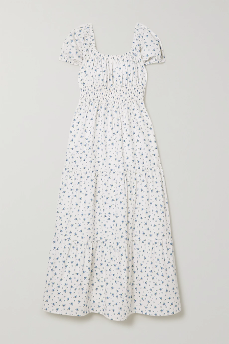 유럽직배송 페이스풀더브랜드 원피스 FAITHFULL THE BRAND + NET SUSTAIN Matisse shirred floral-print cotton-poplin midi dress 15546005222056591