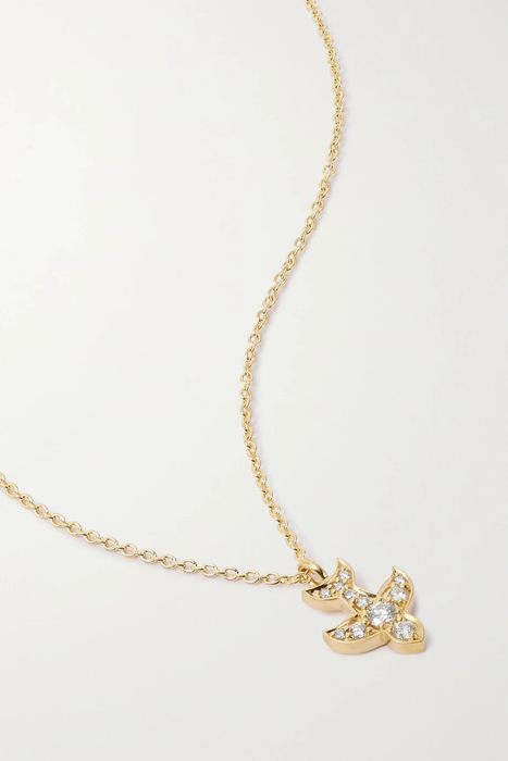 유럽직배송 소피빌리브라헤 목걸이 SOPHIE BILLE BRAHE Petite Paloma 18-karat gold diamond necklace 17411127376640785