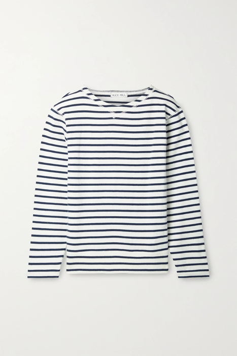 유럽직배송 알렉스밀 ALEX MILL Lakeside striped cotton-jersey top 24772899113382969