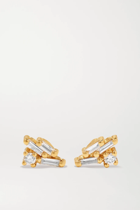 유럽직배송 수잔케일런 귀걸이 SUZANNE KALAN 18-karat gold diamond earrings 18706561955849123