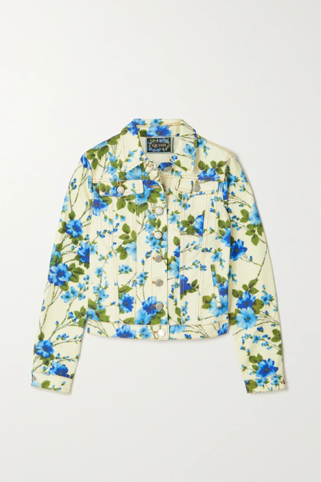 유럽직배송 리차드퀸 RICHARD QUINN Floral-print denim jacket 20346390236163618
