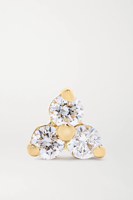 유럽직배송 MARIA TASH Trinity 18-karat white gold diamond earring 16301891330607161