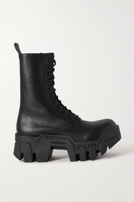 유럽직배송 발렌시아가 BALENCIAGA Bulldozer leather platform ankle boots 18706561955347502