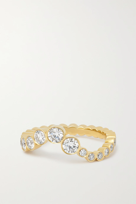 유럽직배송 소피빌리브라헤 반지 SOPHIE BILLE BRAHE Ocean Ensemble 18-karat gold diamond ring 2204324140738167
