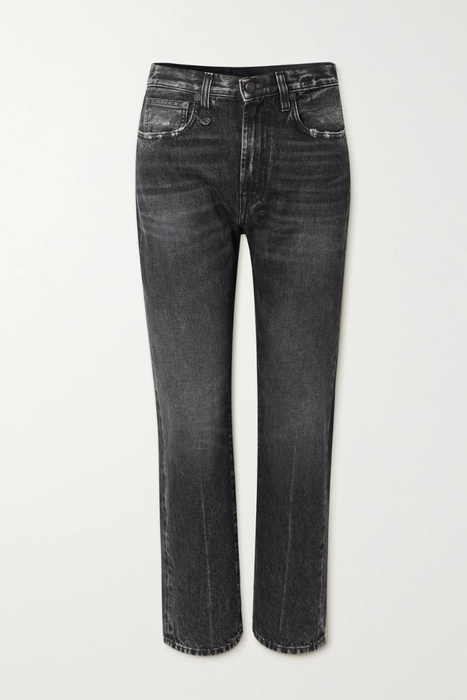 유럽직배송 알13 청바지 R13 Courtney distressed mid-rise slim-leg jeans 27086482323077587