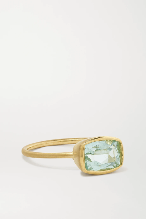 유럽직배송 IRENE NEUWIRTH Gemmy Gem 18-karat gold aquamarine ring 560971904000520