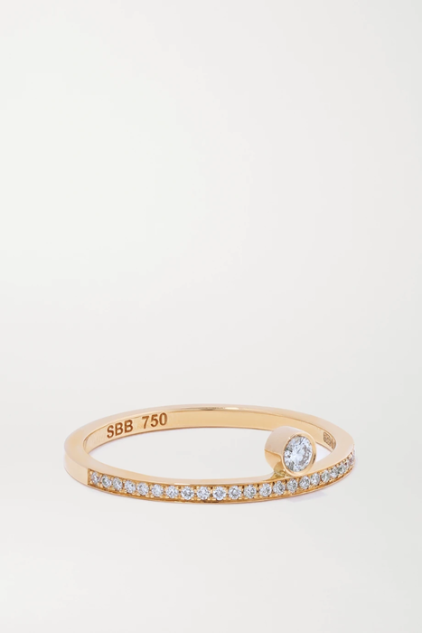 유럽직배송 소피빌리브라헤 반지 SOPHIE BILLE BRAHE Rue du Soleil 18-karat gold diamond ring 17411127376640783
