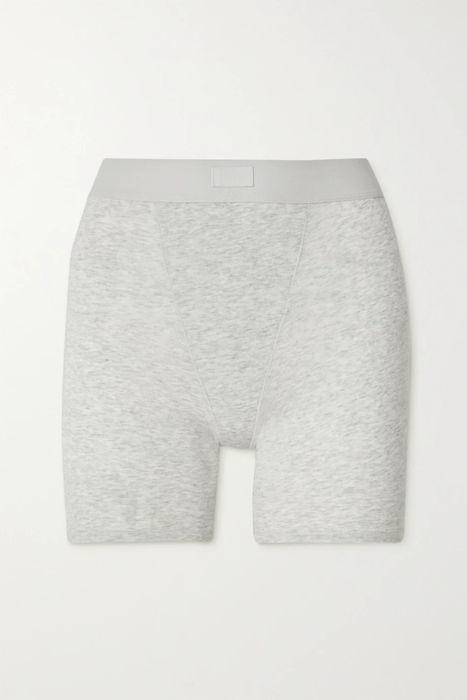 유럽직배송 SKIMS Boyfriend stretch-modal and cotton-blend jersey boxer shorts - Marble 13452677153463945
