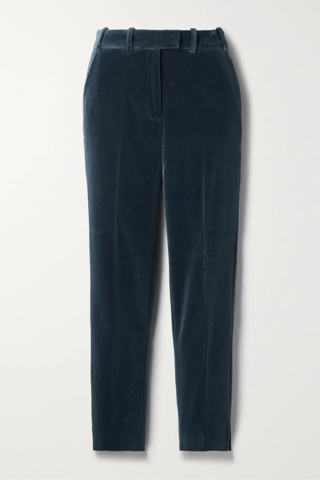 유럽직배송 세핀 팬츠 CEFINN Tatum cropped cotton-velvet tapered pants 17411127375886857