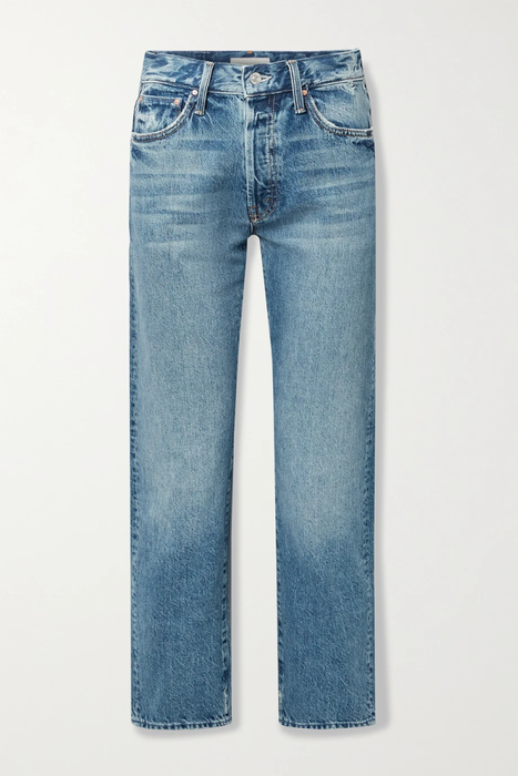 유럽직배송 마더 MOTHER Hiker Hover distressed high-rise straight-leg jeans 2204324139965773