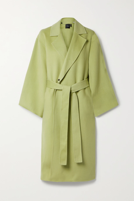 유럽직배송 띠어리 코트 THEORY Belted wool and cashmere-blend coat 25185454455918347