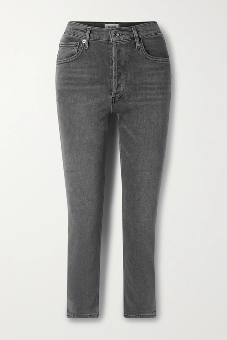 유럽직배송 에이골디 청바지 AGOLDE Riley cropped high-rise straight-leg jeans 27086482323058889