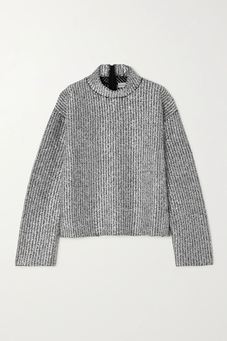 유럽직배송 몽클레어 지니어스 MONCLER GENIUS + 1952 oversized metallic wool-blend turtleneck sweater 11452292646624710