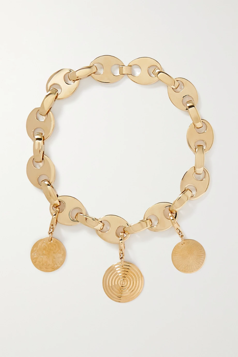 유럽직배송 파코라반 PACO RABANNE Eight gold-tone necklace 13452677152808165