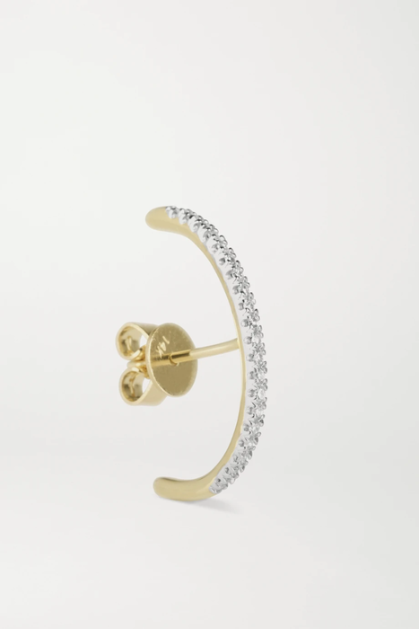 유럽직배송 스톤앤스트랜드 귀걸이 STONE AND STRAND Suspender 10-karat gold diamond earring 8008779905612872