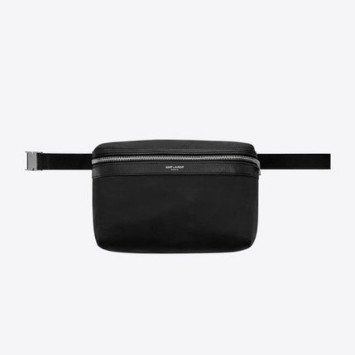 유럽직배송 입생로랑 SAINT LAURENT Foldable City backpack in black nylon 5349749RP1E1000
