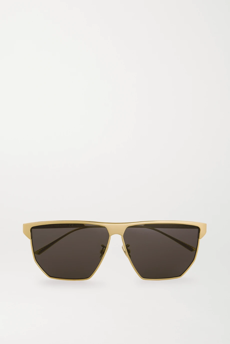 유럽직배송 보테가베네타 BOTTEGA VENETA D-frame gold-tone metal sunglasses 22527730565970164