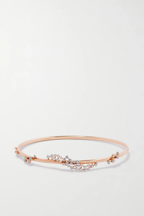 유럽직배송 ANANYA Scatter 18-karat rose gold diamond bracelet 27086482324540038