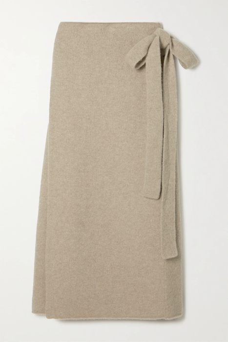 유럽직배송 로렌마누지안 스커트 LAUREN MANOOGIAN Cashmere-blend wrap skirt 18706561956096062