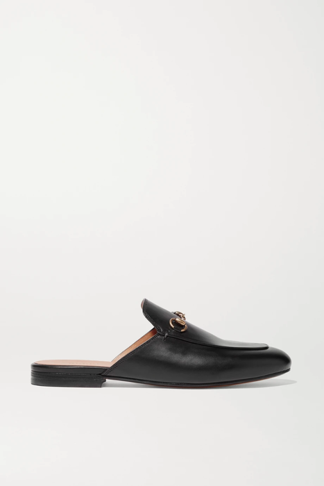 유럽직배송 구찌 슬리퍼 GUCCI Princetown horsebit-detailed leather slippers 6630340696047993
