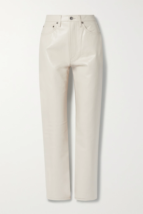 유럽직배송 에이골디 팬츠 AGOLDE Recycled leather-blend straight-leg pants 17411127375814898