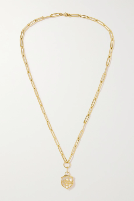 유럽직배송 파운드레 목걸이 FOUNDRAE Wholeness 18-karat gold quartz necklace 33599693056216109
